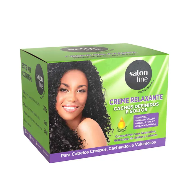 Creme Relaxante Salon Line Cachos Definidos 200g