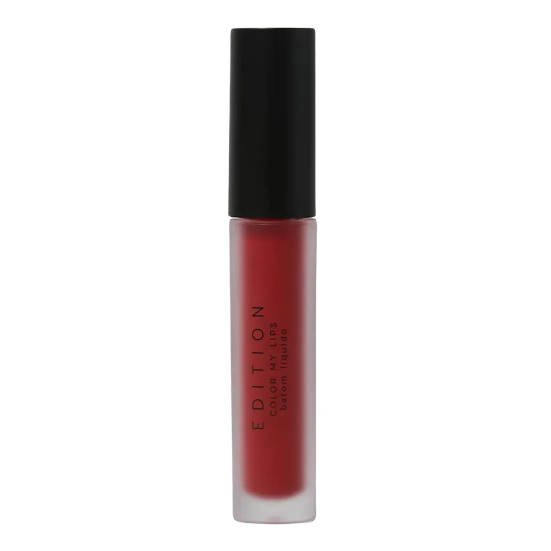 Batom Líquido Vermelho Matte - Color My Lips Red Deal - Océane Edition
