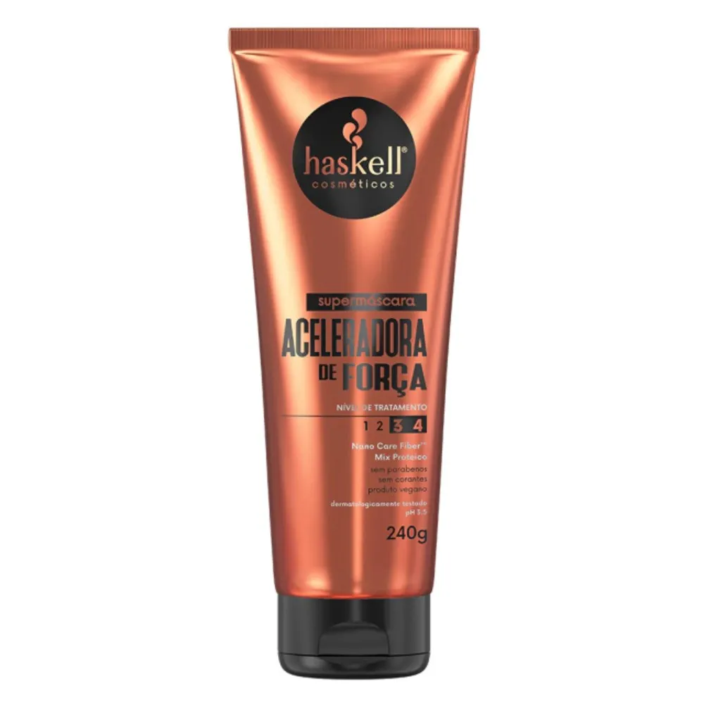 Supermáscara Aceleradora de Força 240g - Haskell Cosméticos