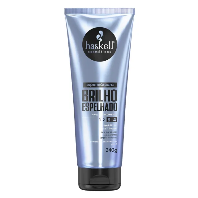 Supermáscara Brilho Espelhado 240g - Haskell Cosméticos