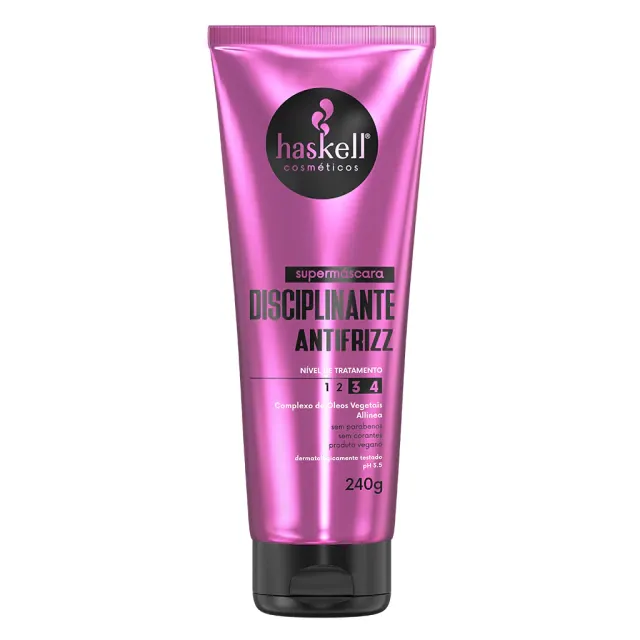 Supermáscara Disciplinante Antifrizz 240g - Haskell Cosméticos
