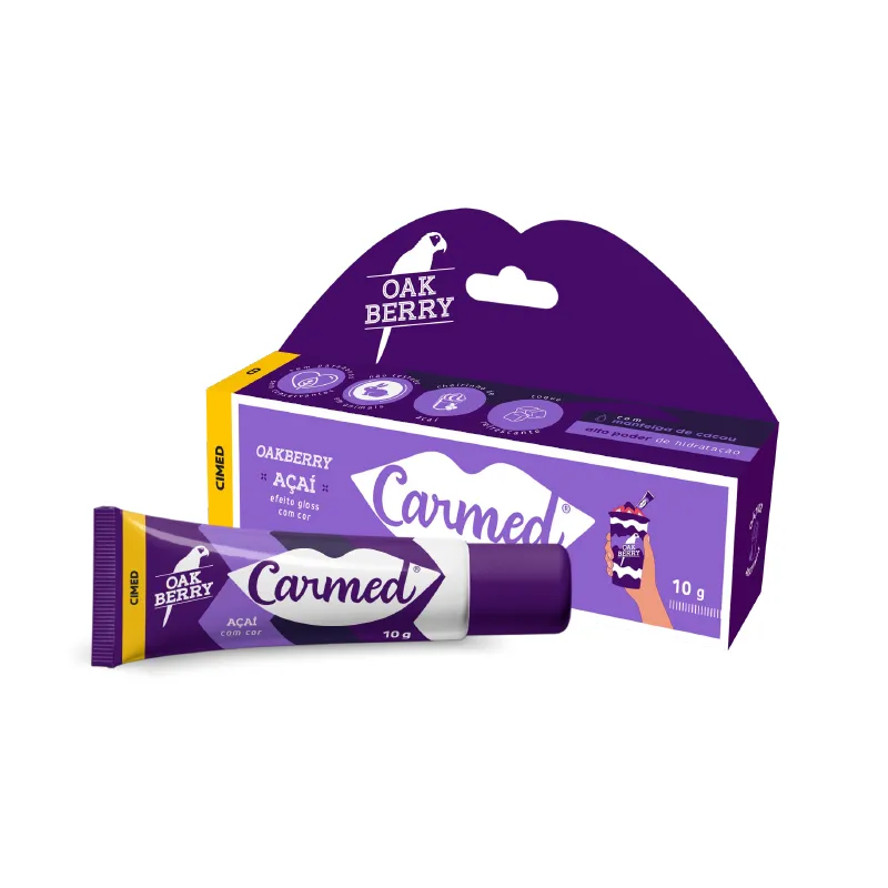 Hidratante Labial Carmed Açai Com Cor - Cimed
