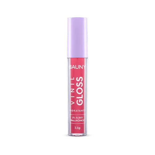 Gloss Vinil - Rosa Fucsia Be Crazy  - Bauny Cosméticos
