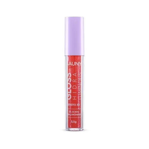Gloss Hidra Luminous 3D - Ruby Glow - Bauny Cosméticos