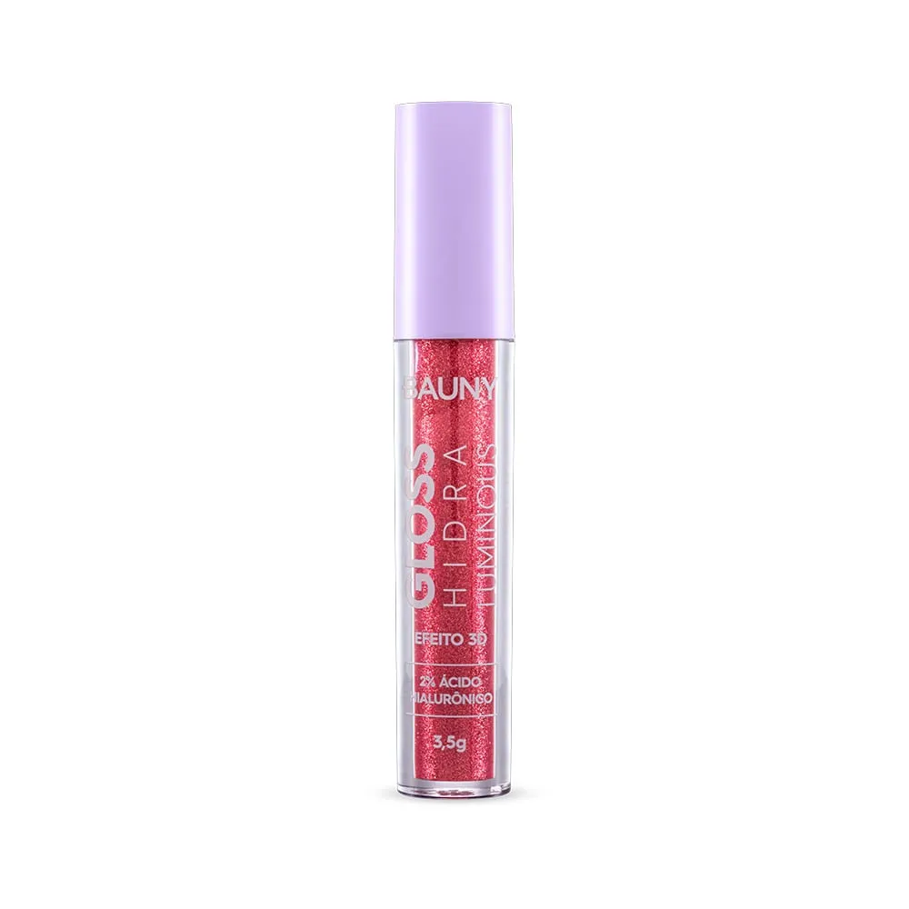 Gloss Hidra Luminous 3D - Chic Glow - Bauny Cosméticos