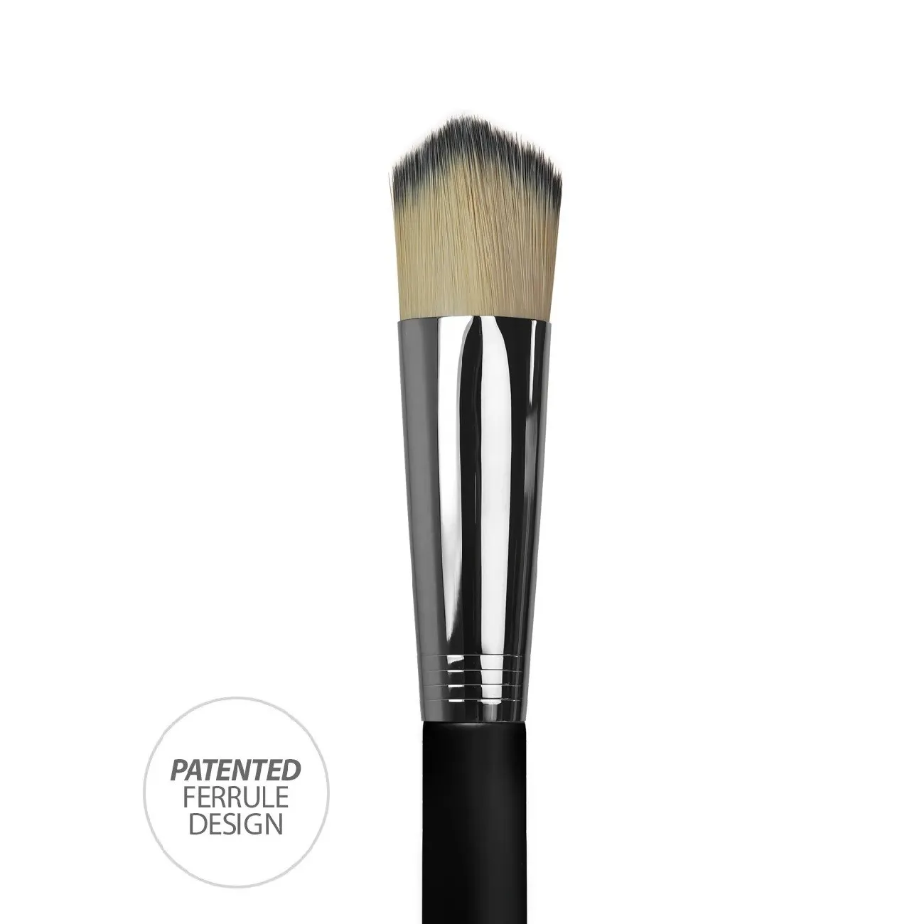 Pincel de Maquiagem Daymakeup F95 Pincel Multifuncional, Triangular Arredondado, Corretivo e Base