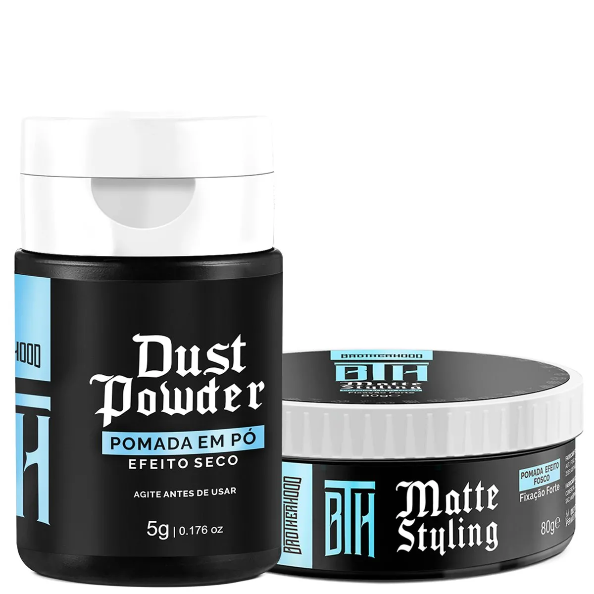 Kit 01 Pó Modelador Dust Powder + 01 Pomada Matte Styling BTH 80g
