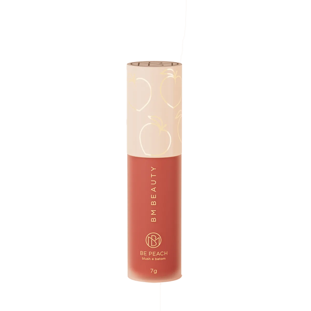 Be Peach Blush e Batom Peach - BM Beauty