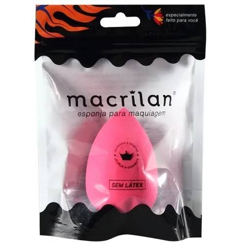 Esponja Gota para Maquiagem EP09 Rosa - Macrilan