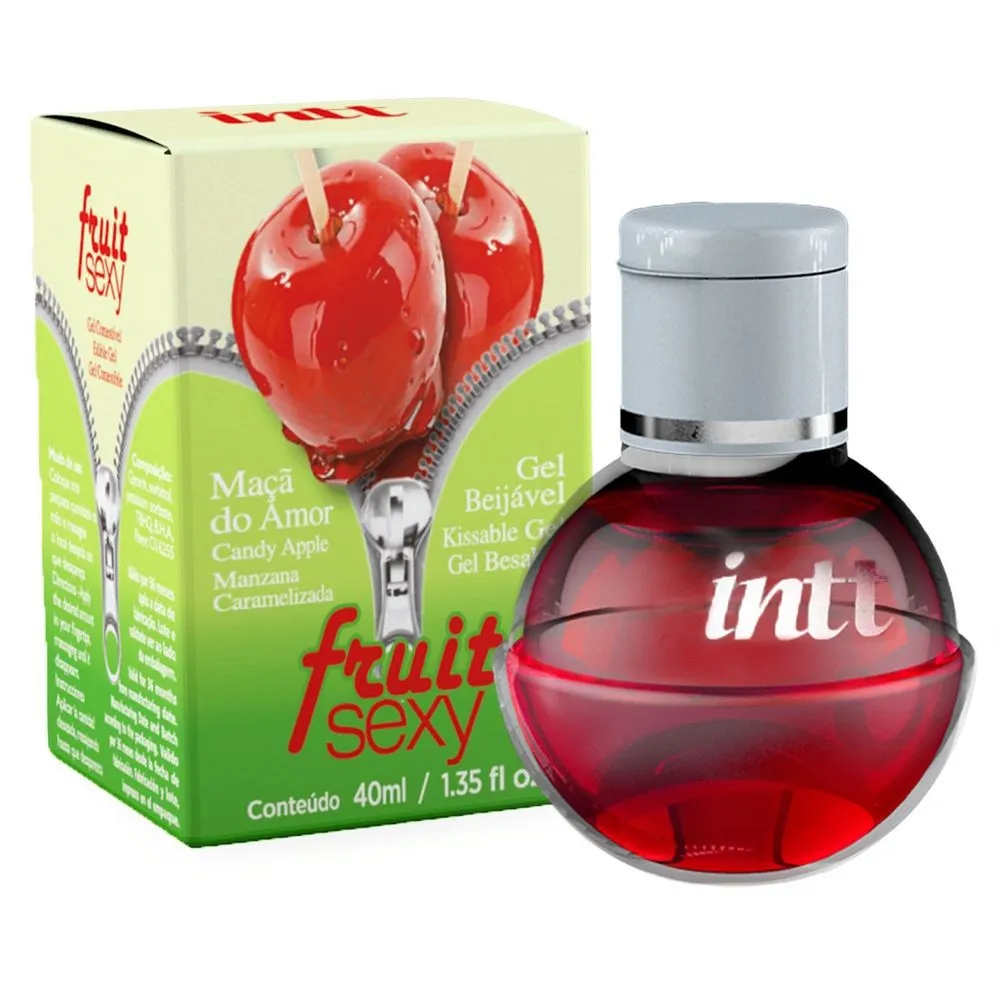 Gel Beijável Fruit Maça do Amor - Intt Cosméticos