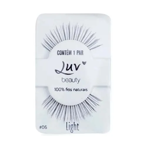 Cílios Postiços Naturais - #06 Light - Luv Beauty
