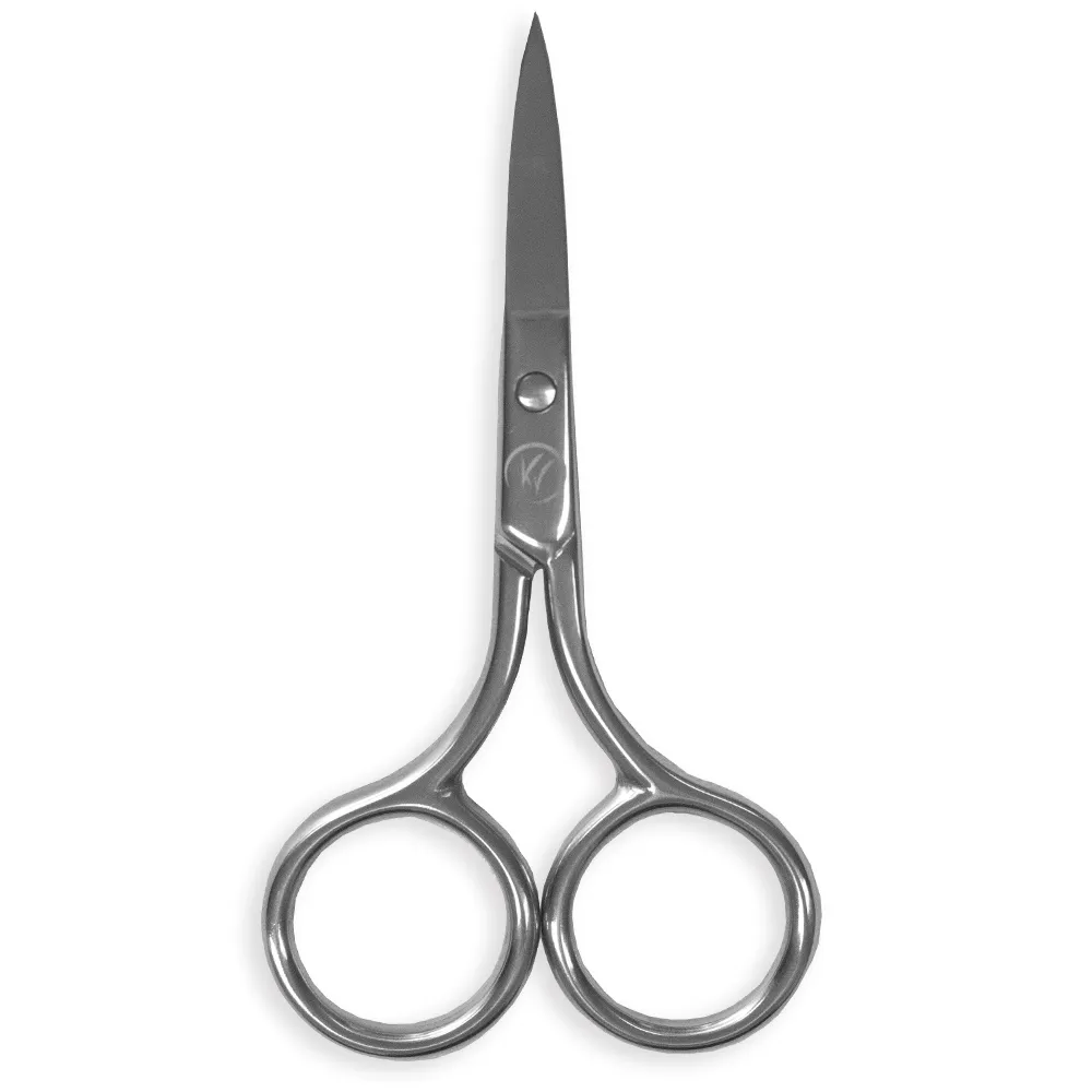 Tesoura Designer De Sobrancelha Pequena Prateada - Klass Vough