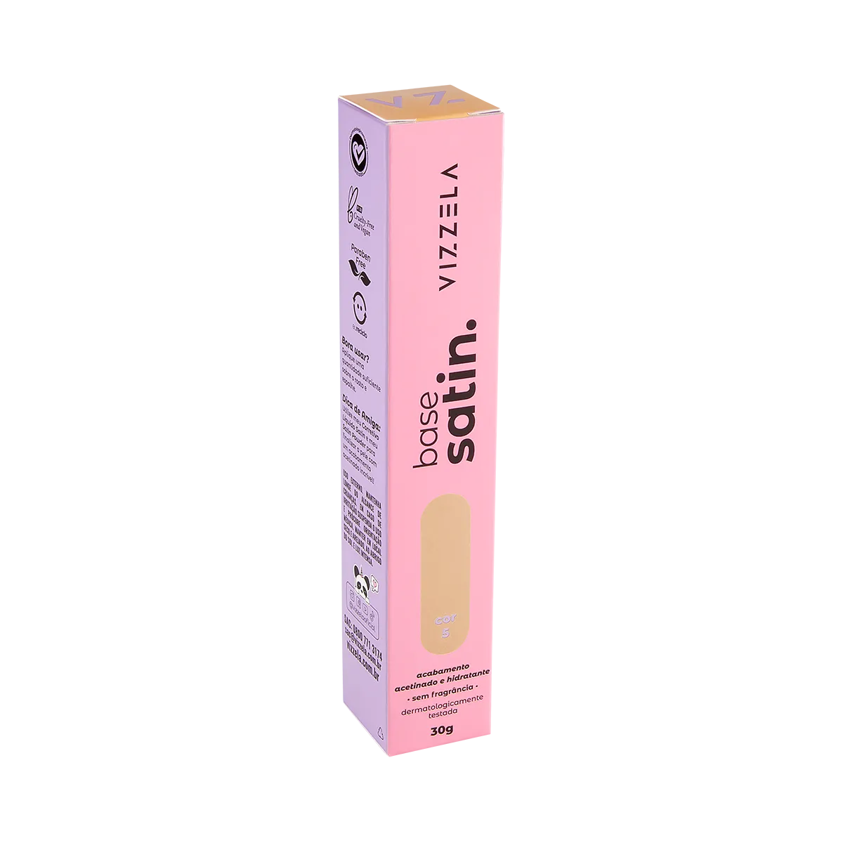 Base Líquida Satin Cor 05 - Vizzela