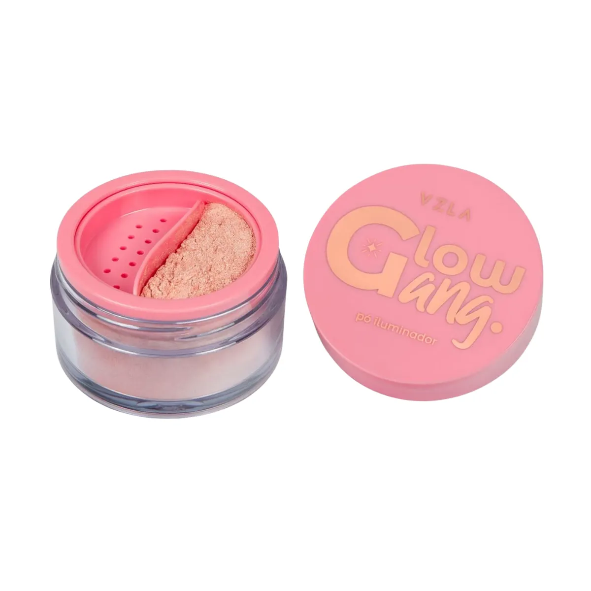 Pó Iluminador Glow Gang - Cor 02 Star Glow - Vizzela