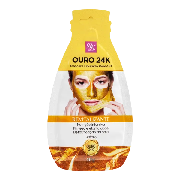 Máscara Dourada Facial RK by Kiss Ouro 24k -10 gr.