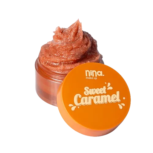 Esfoliante Labial Lip Scrub Sweet Caramel - Nina Makeup