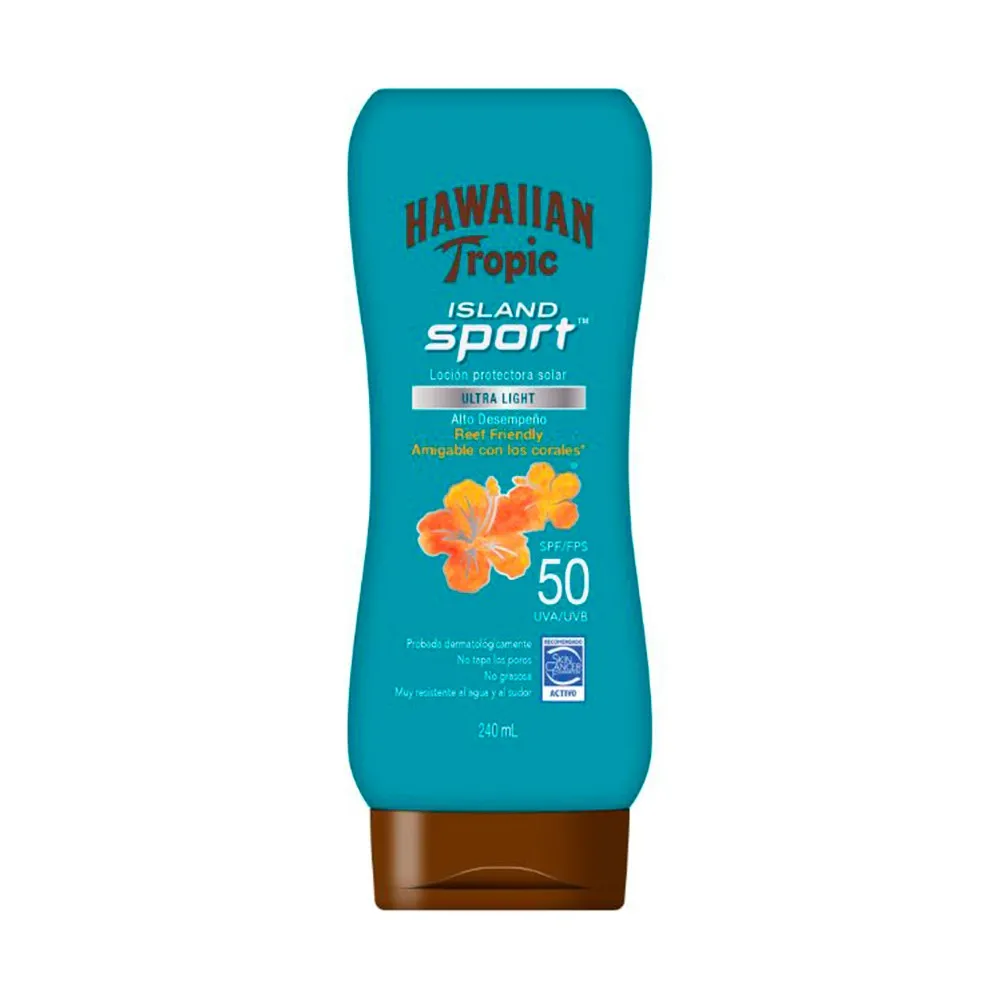 Protetor Solar Alta Proteção FPS50 Island Sport - Hawaiian Tropic