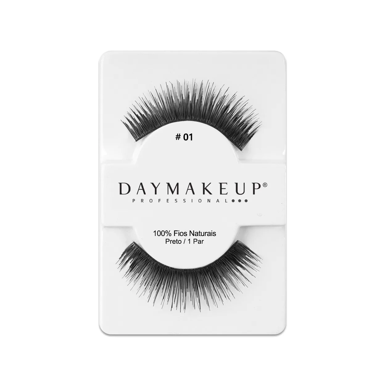 Cílios Postiços #01 - Human Hair - Daymakeup