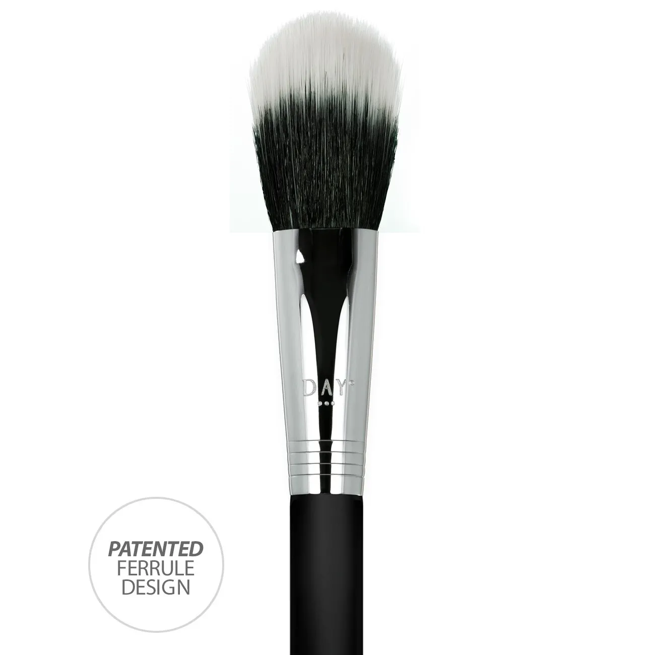 Pincel Duo Fiber Chato Pequeno F08 - Daymakeup