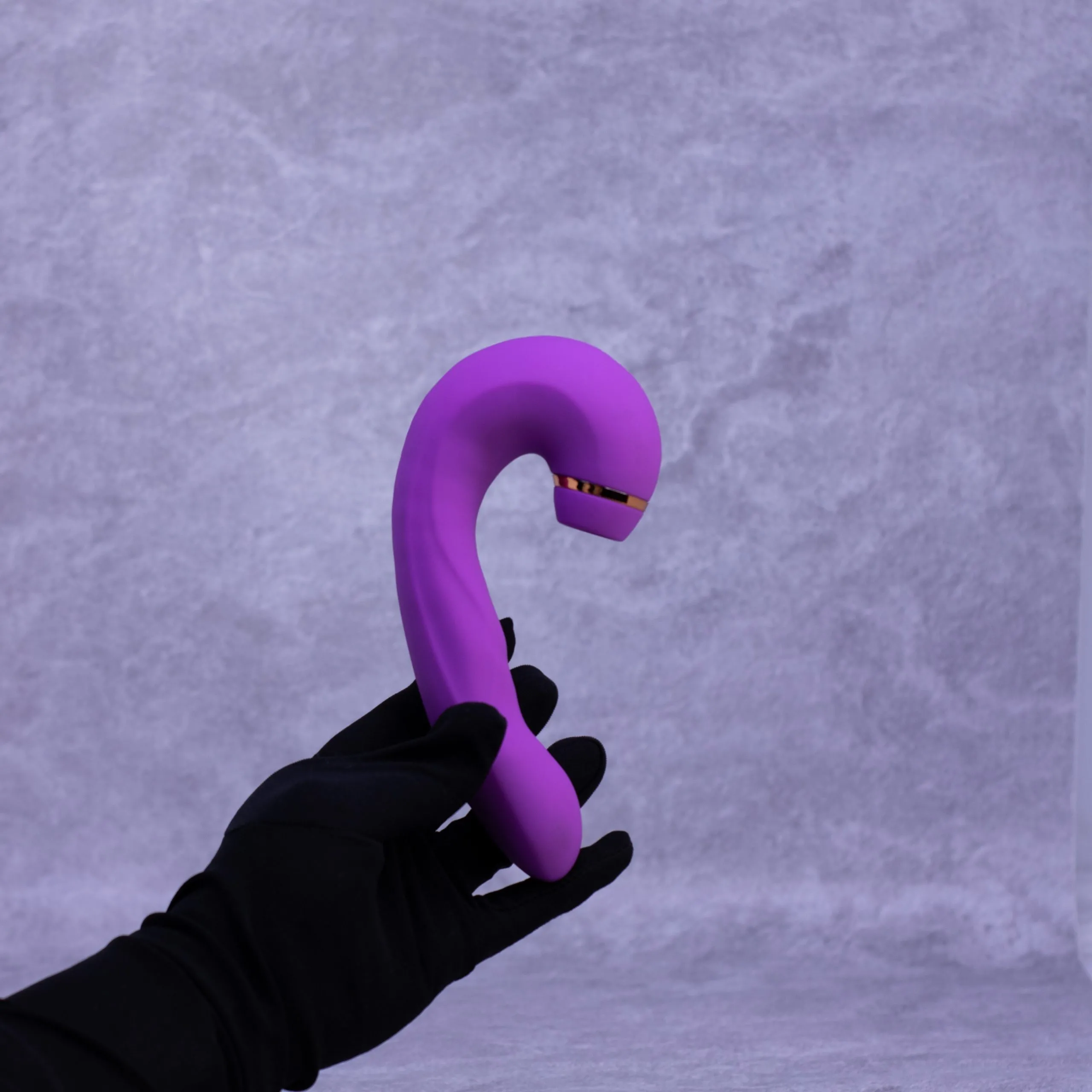 Vibrador e Sugador de Clitóris 3 em 1 Enjoy Love Delirium - Roxo