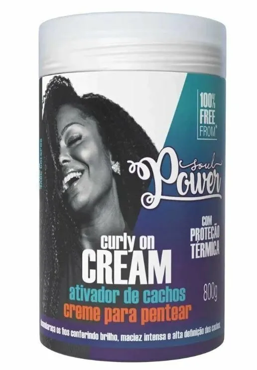 CREME PARA PENTEAR SOUL POWER CURLY ON CREAM 800G