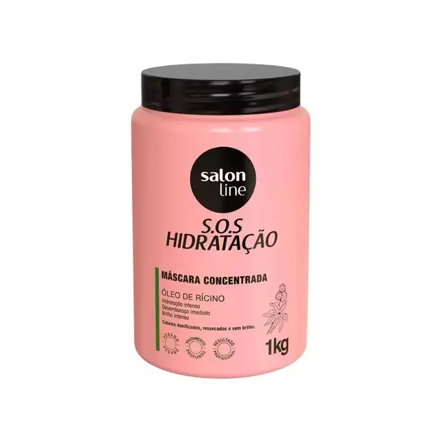 Máscara S.O.S Hidratação Turbinada Nv 3 1kg - Salon Line