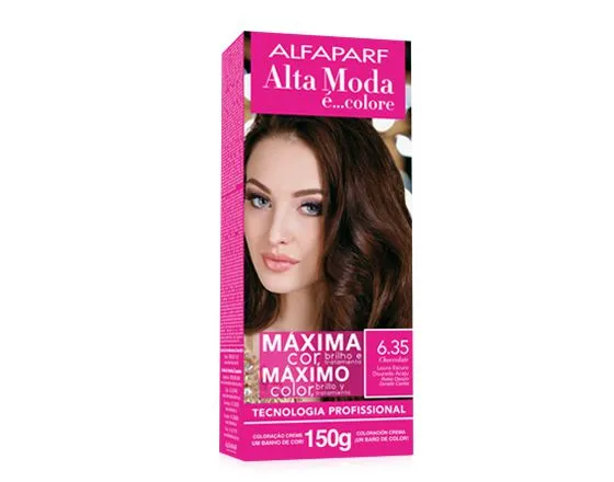 Tintura para Cabelo Alta Moda E Colore 6.35 60G
