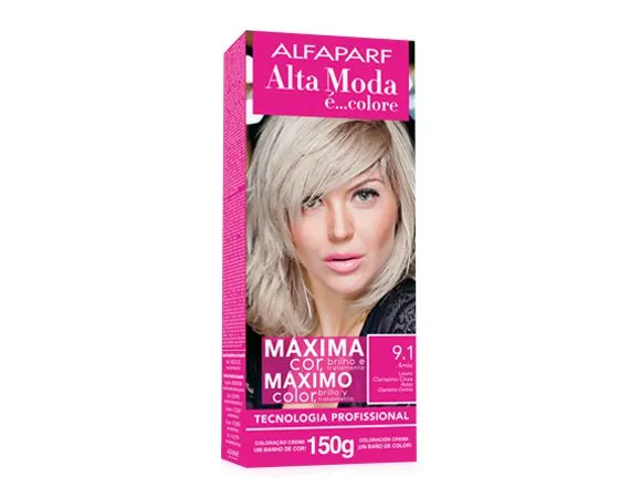 Tintura para Cabelo Alta Moda E Colore 9.1 60G