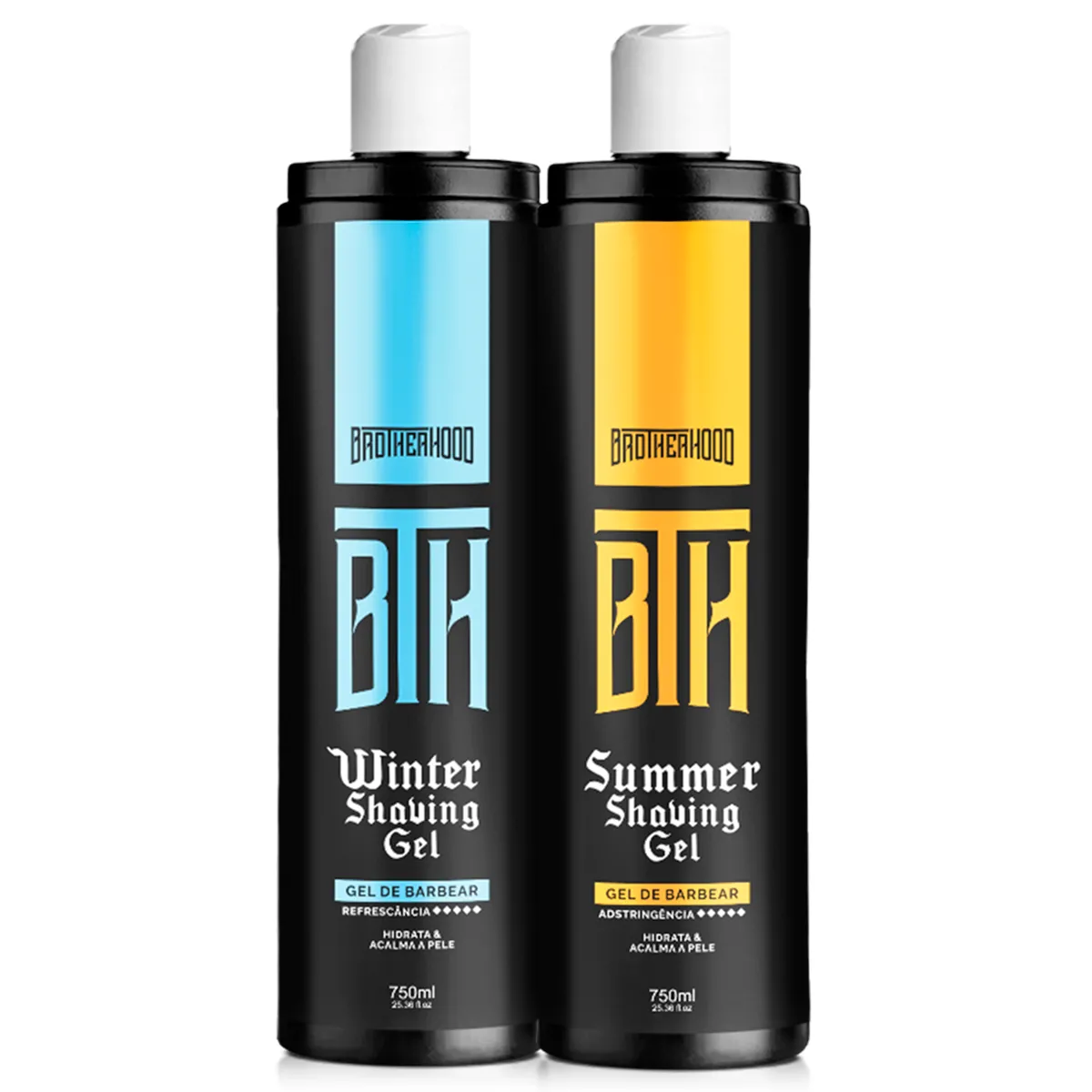 Kit Shaving Gel de Barbear Winter + Summer Shaving BTH 750ml