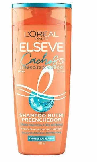 SHAMPOO ELSEVE NUTRI PREENCHEDOR CACHOS LONGOS DOS SONHOS 200ML