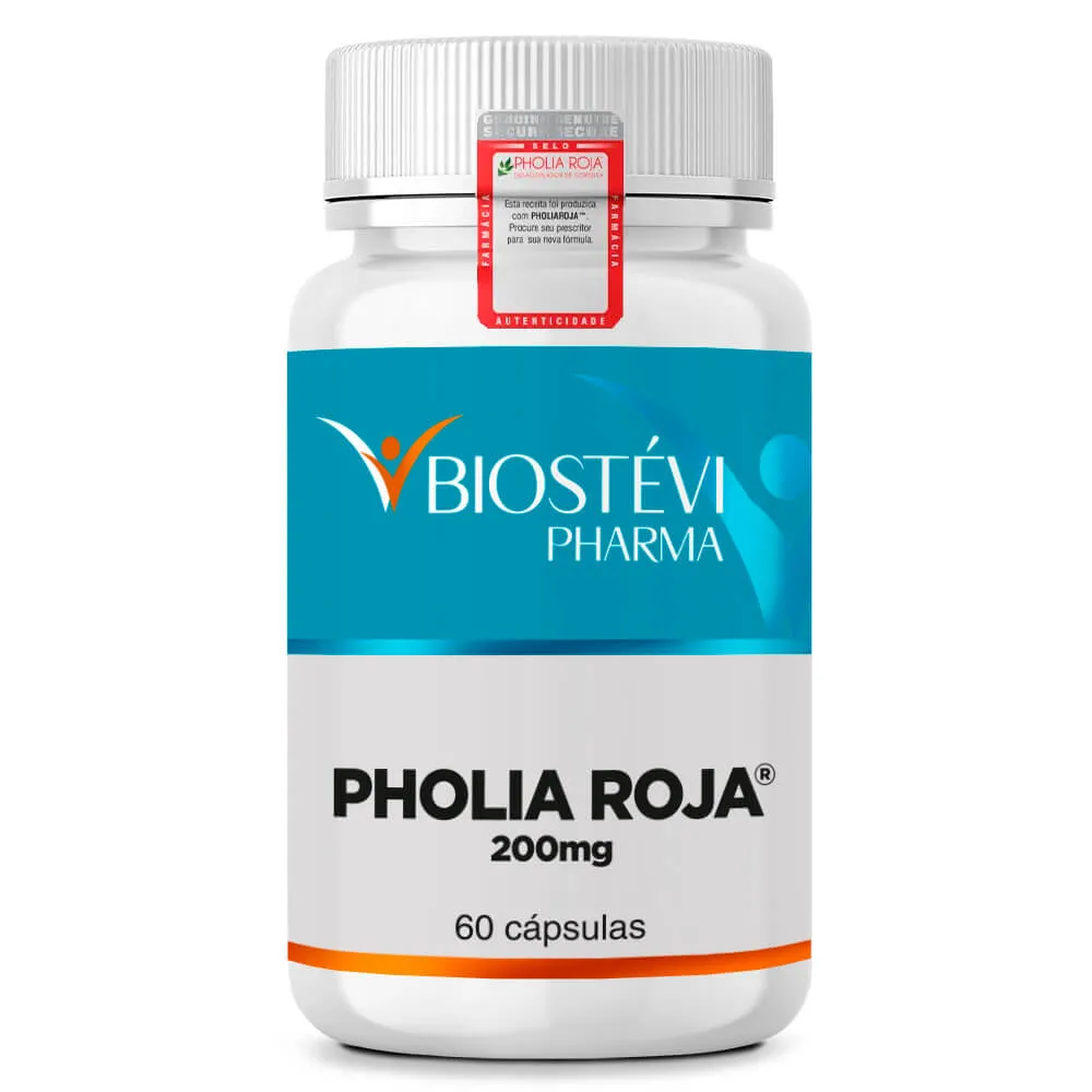 Pholia Roja® 200mg 60 Cápsulas com Selo de Autenticidade