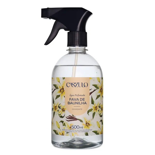Água Perfumada Caszulo Fava de Baunilha Via Aroma 500ml