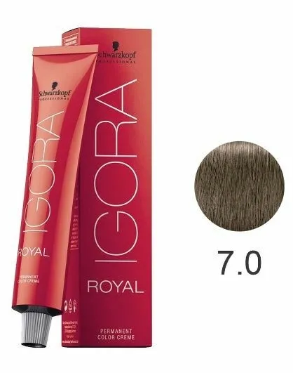 TINTURA IGORA ROYAL 7.0 LOURO MEDIO NATURAL