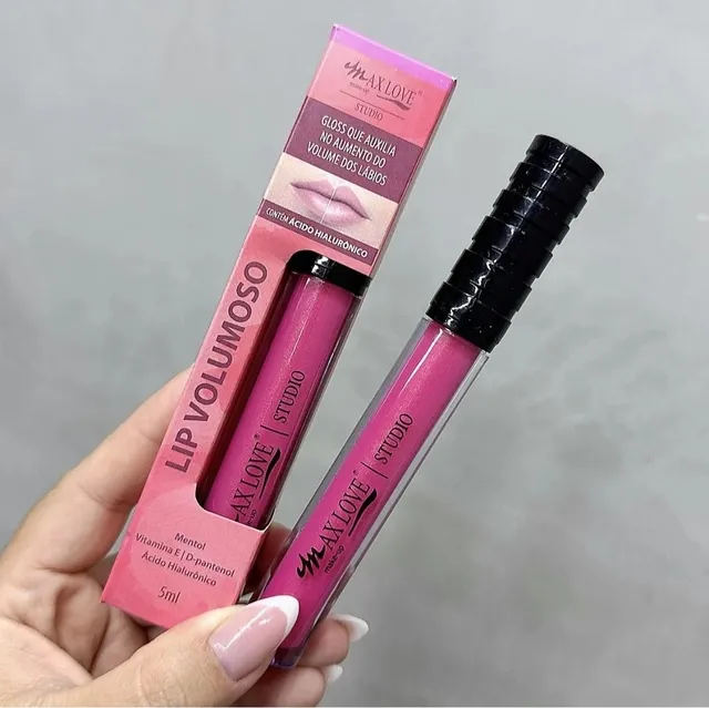 Gloss Labial Lip Volumoso Com Glitter Max Love Nª 13
