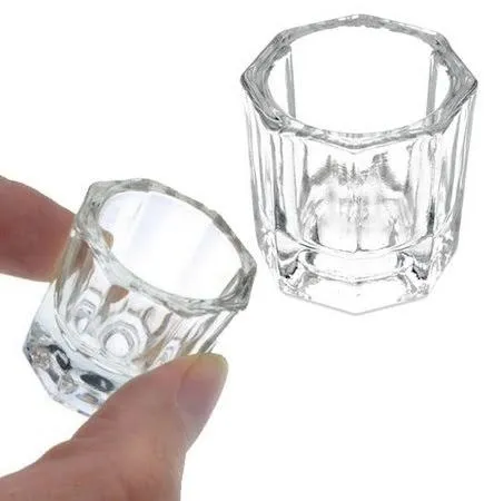 Dappen de Vidro para Design de Sobrancelhas