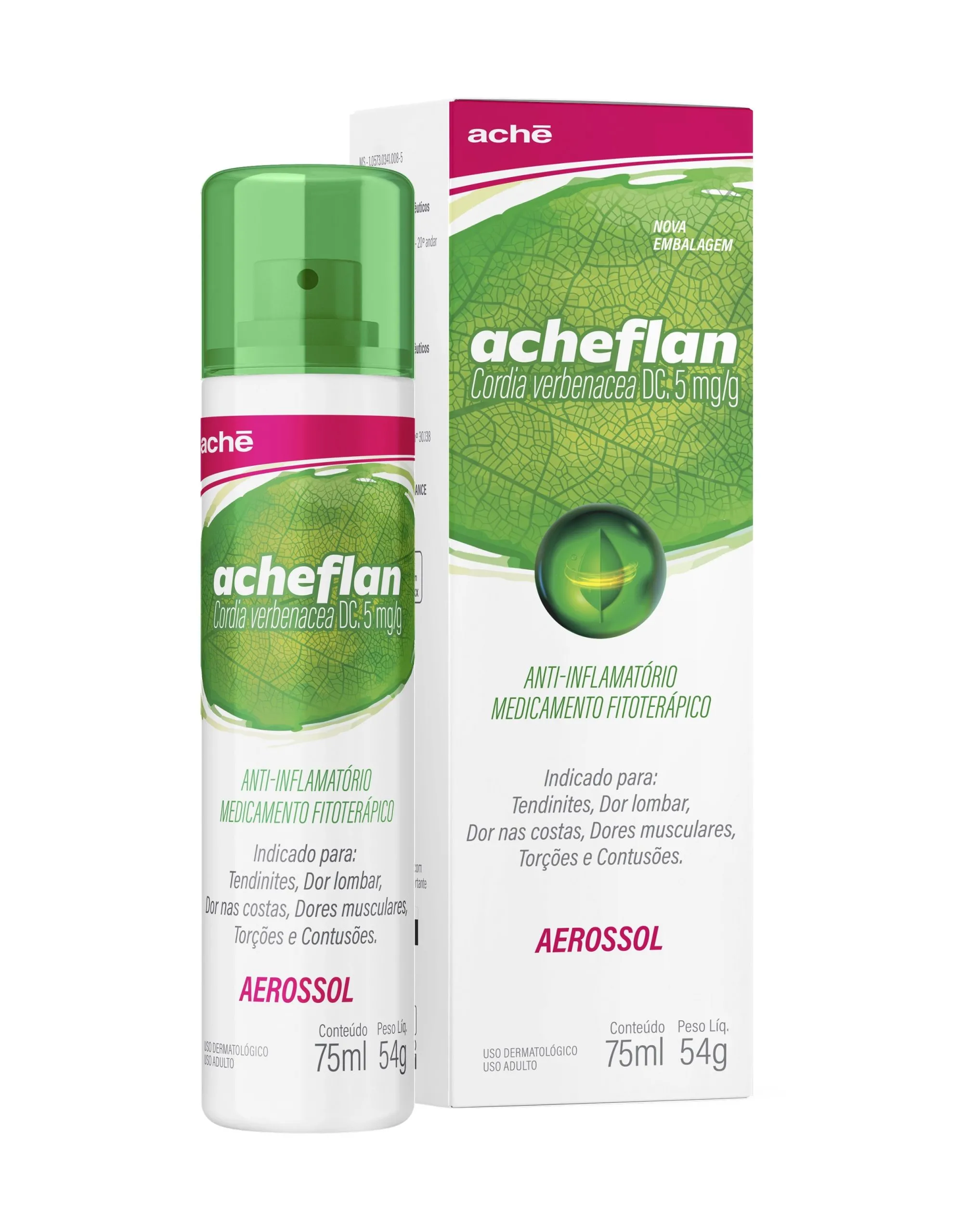 Acheflan Cordia Verbenacea DC 5mg/g Aerossol 75ml