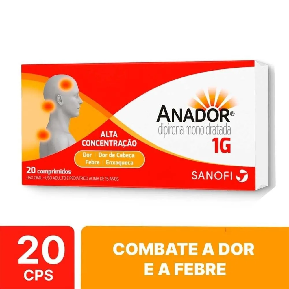 Anador 1g 20 Comprimidos