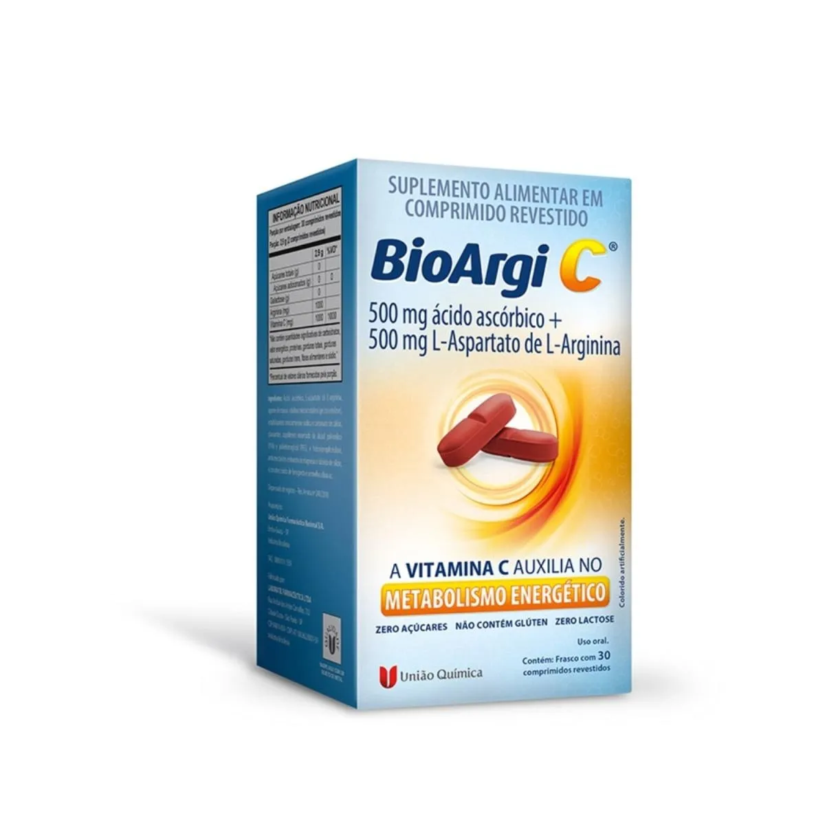 Bioargi C 500mg + 500mg 30 Comprimidos Revestidos