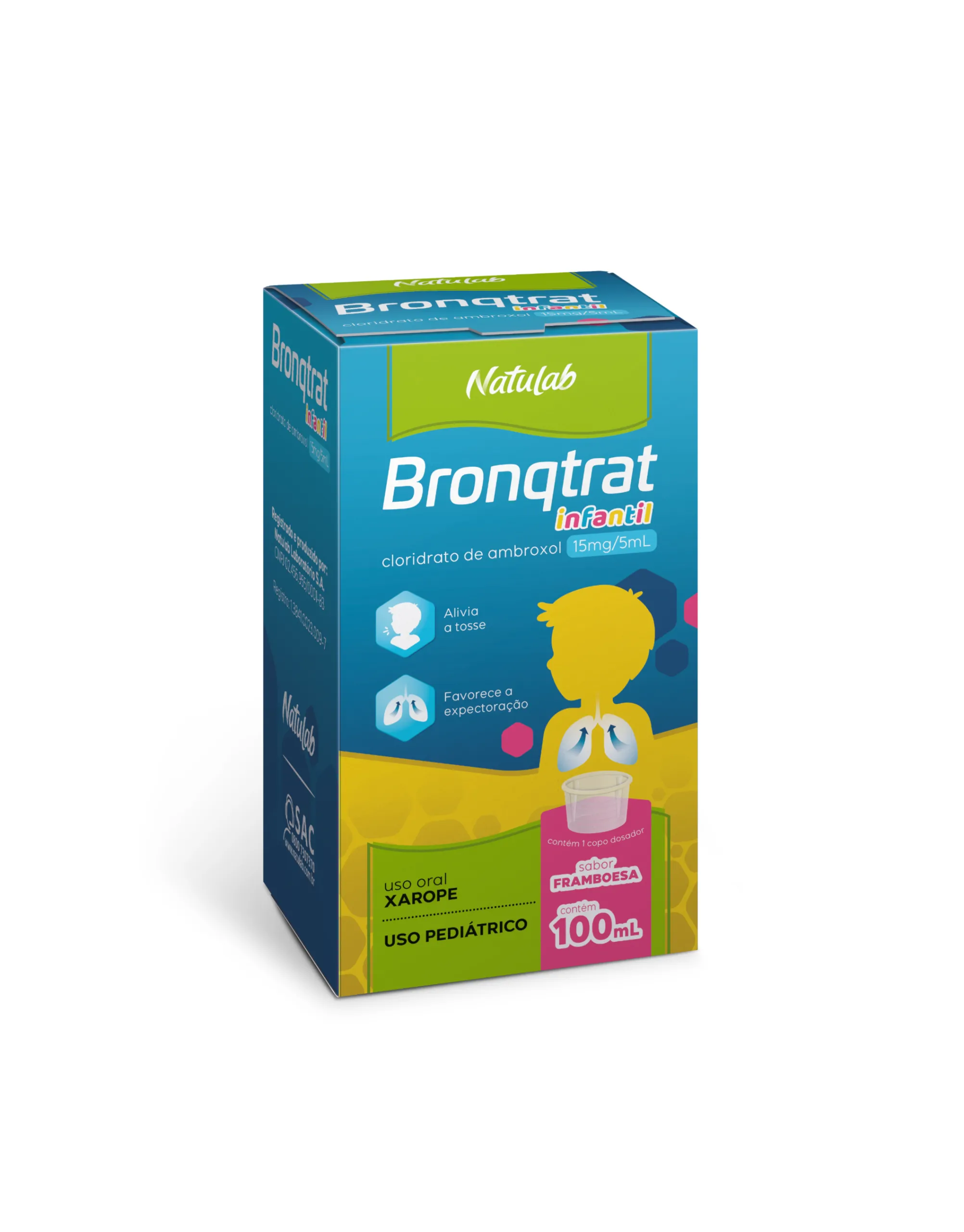 Bronqtrat Xarope Pediatrico 15mg/5ml 100ml