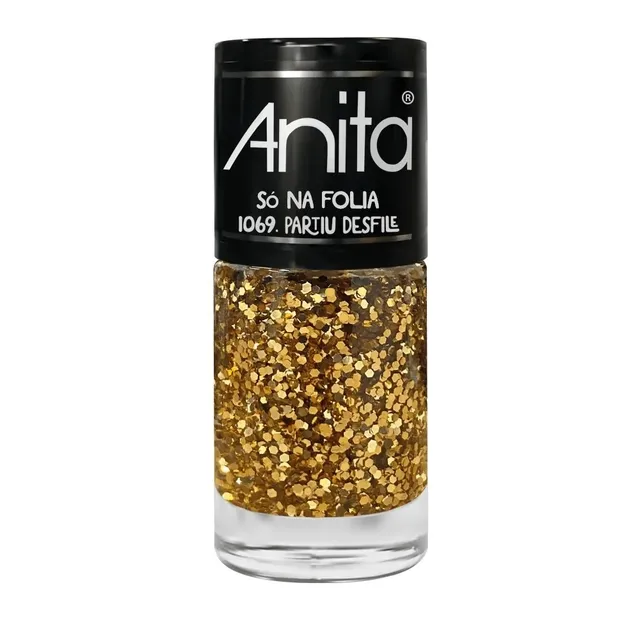 Esmalte Anita Só Na Folia Partiu Desfile Glitter10ml VAL 12/2025