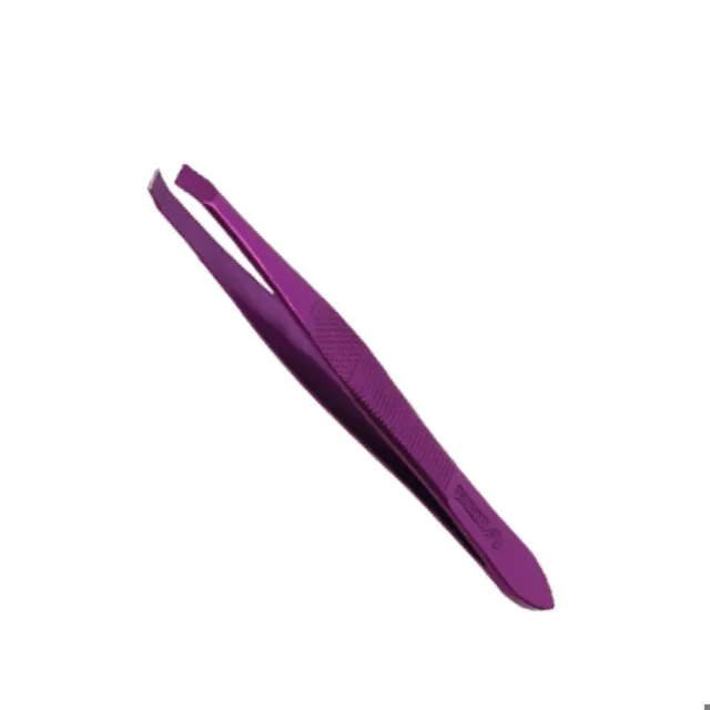 Pinça Mundial Ponta Reta Colors Rosa REF:140