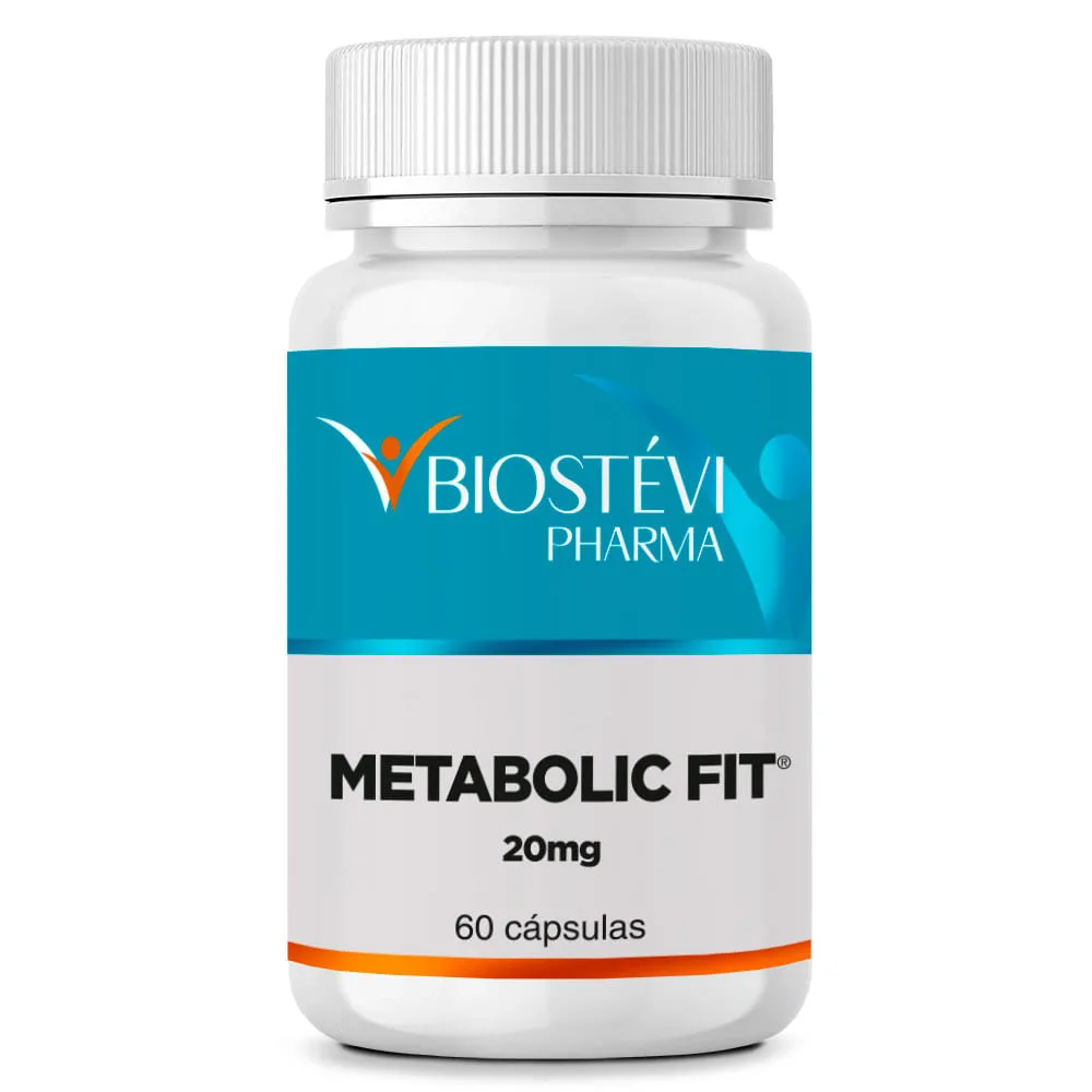 Metabolic FIT 20mg 60 Cápsulas - Termogênico Natural