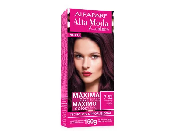 Tintura para Cabelo 7.52 60G Alta Moda E Colore
