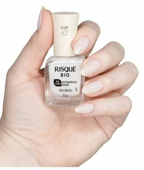 ESMALTE RISQUE BIO LIRIO BRANCO 9ML