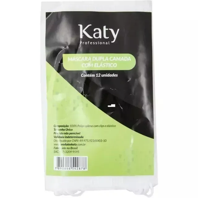 Máscara Descartável com Elástico Pacote 12 Unidades