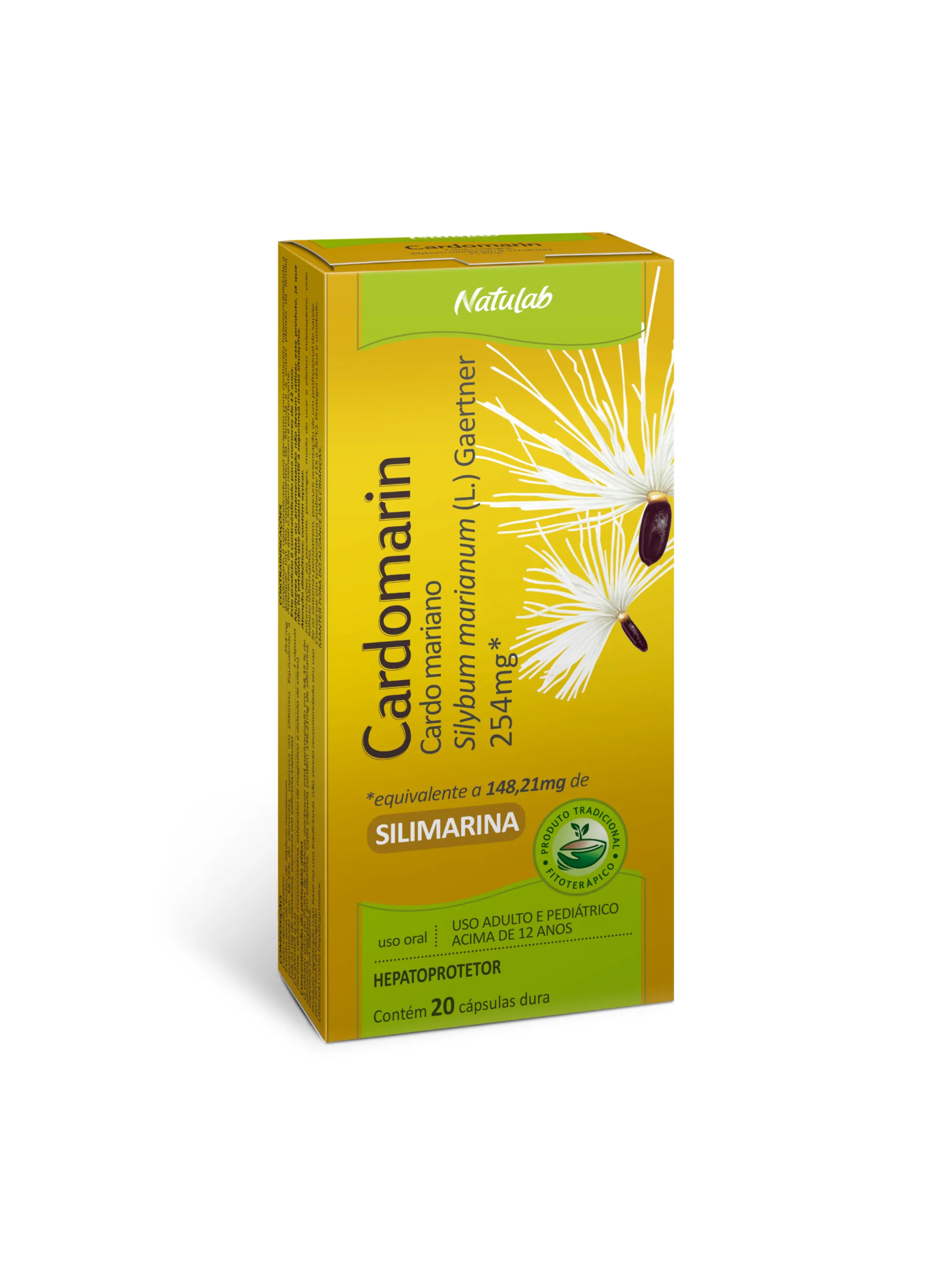 Cardomarin Silimarina 254mg 20 cápsulas