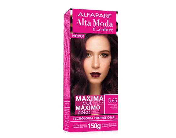 Tintura para Cabelo 5.65 60G Alta Moda E Colore