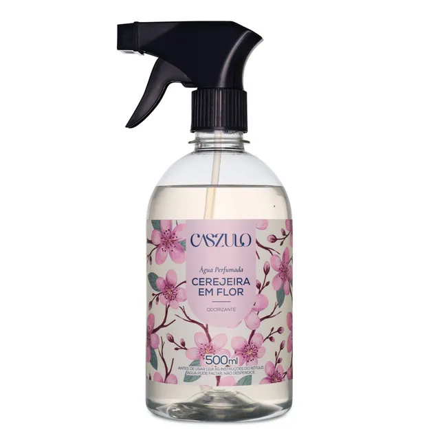 Água Perfumada Caszulo Cerejeira em Flor Via Aroma 500ml