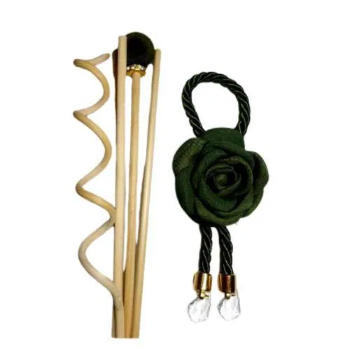 Comprar KIT ENFEITE DIFUSOR LUXO- TORÇAL C/FLOR VERDE