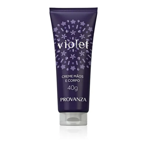 Creme Para Mãos E Corpo Violet 40G Provanza